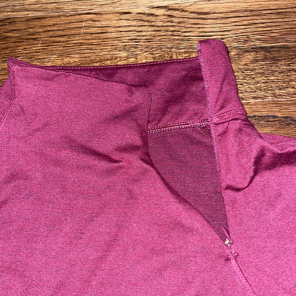 Maroon Side Zip Pullover - image 2